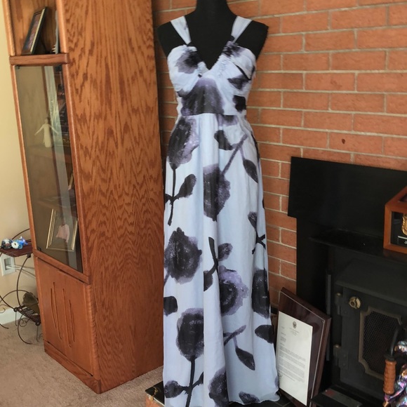Kensie Dresses & Skirts - 💙KENSIE💙SILK FLORAL MAXI DRESS IN BLUES💙